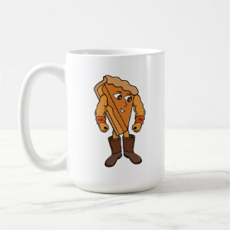 Stark paj med skor kaffemugg