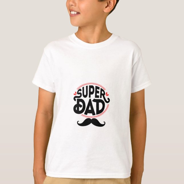 Stark Pappa Stark Familj T Shirt (Framsida)