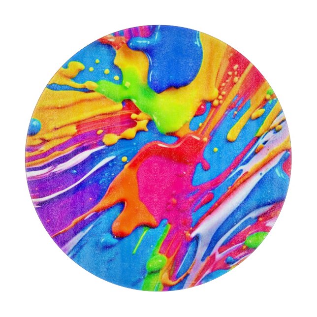 Stark platter Färg Burst-design (Framsidan)