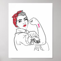 Stark Rosie of the Riveter Breast Cancer Awareness