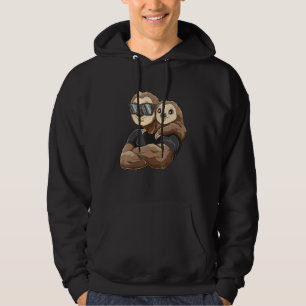 Stark Sengångare Med Baby Sengångare Barn För En S Hoodie
