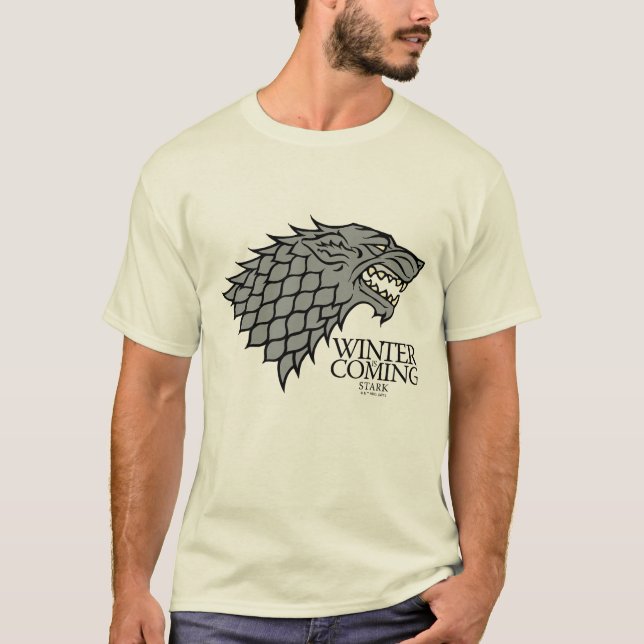 Stark Sigil - vintern kommer T Shirt (Framsida)