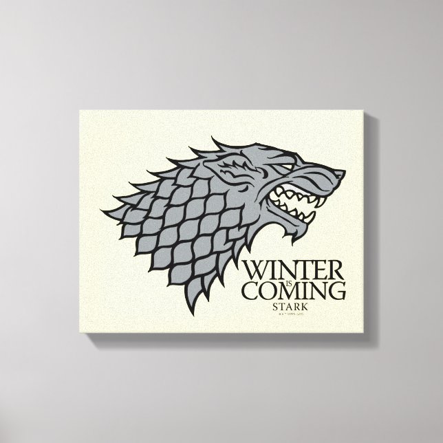 Stark Sigil - Winter Is Coming Canvastryck (Framsida)