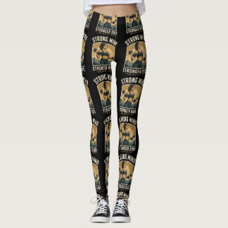 Stark Sin Styrka Kropp Gym Motivation Design Leggings