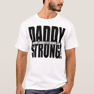 Stark skjorta för pappa tee shirt