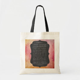 Stark, smart och härlig inspiration för tygkasse