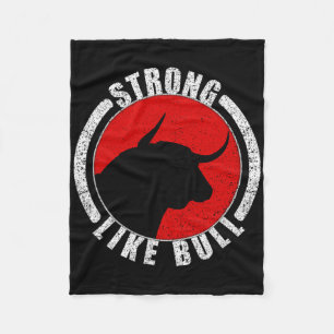 Stark som Bull Bodybuilding and Power Lyft 1 Fleecefilt