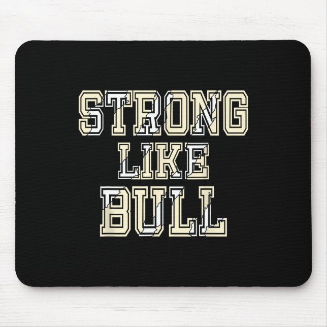 Stark som Bull Bodybuilding and Power Lyft 1 Musmatta (Framsidan)