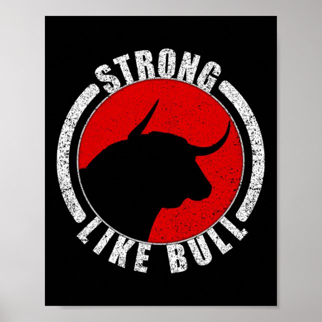 Stark som Bull Bodybuilding and Power Lyft 1 Poster (Framsidan)