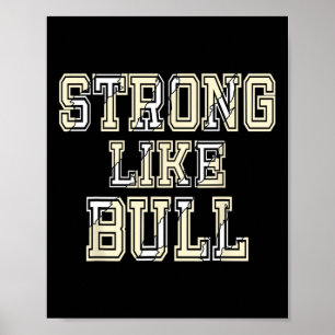 Stark som Bull Bodybuilding and Power Lyft 1 Poster