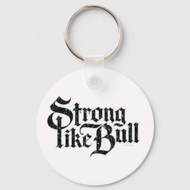 Stark som Bull Keychain Nyckelring (Framsida)