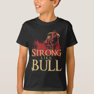 Stark som Bull Powerlift Bodybuilding 1 T Shirt