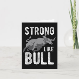 Stark som Bull Powerlift Bodybuilding 2 Kort