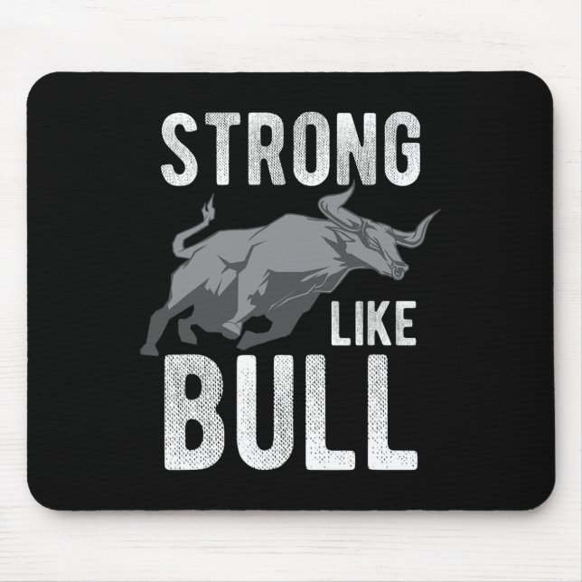 Stark som Bull Powerlift Bodybuilding 2 Musmatta (Framsidan)
