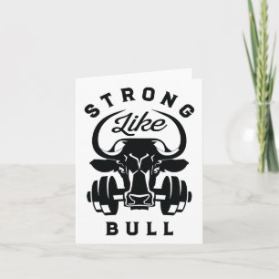 Stark som Bull Powerlift Bodybuilding 6 Kort