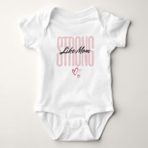 Stark som Mamma - Baby Bodykostym T Shirt