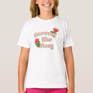 Stark som Mamma (vit) T Shirt