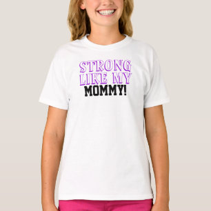 Stark som min mamma barnskjorta t-shirt