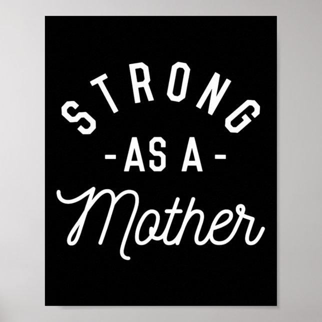 Stark som Mor - Mors dag-gåva - Poster (Framsidan)