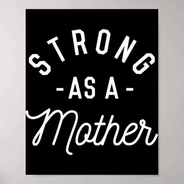 Stark som Mor - Mors dag-gåva - Poster (Framsidan)
