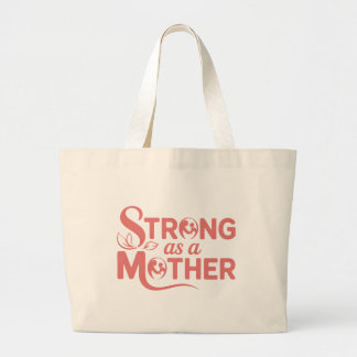 Stark som Mor-Rosa - Feministisk citat Eco Bag Jumbo Tygkasse