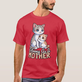 Stark som vän till Mor Cat Mor T Shirt