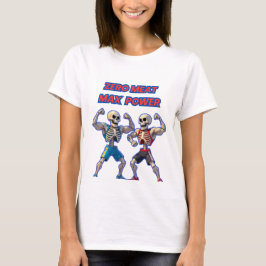 Stark till benet – Rolig skelettmuskeldesign T Shirt