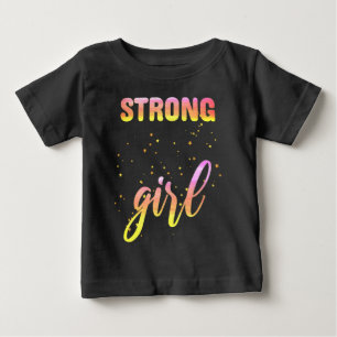 Stark tjej Pastell Stjärna T Shirt