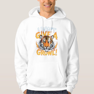 Stark typografisk design för Tigerjägare Hoodie