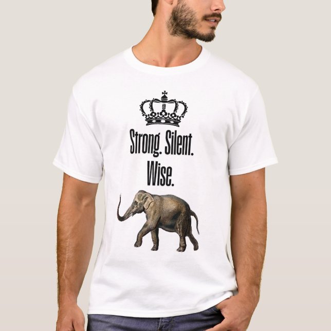 Stark. Tyst. Wise T Shirt (Framsida)