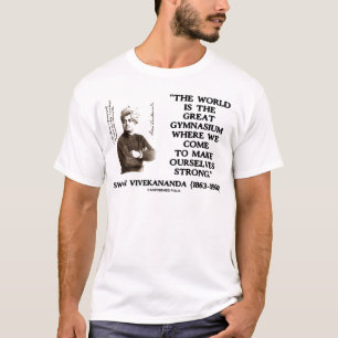 Stark underbar gymnastiksal för SwamiVivekananda T-shirt