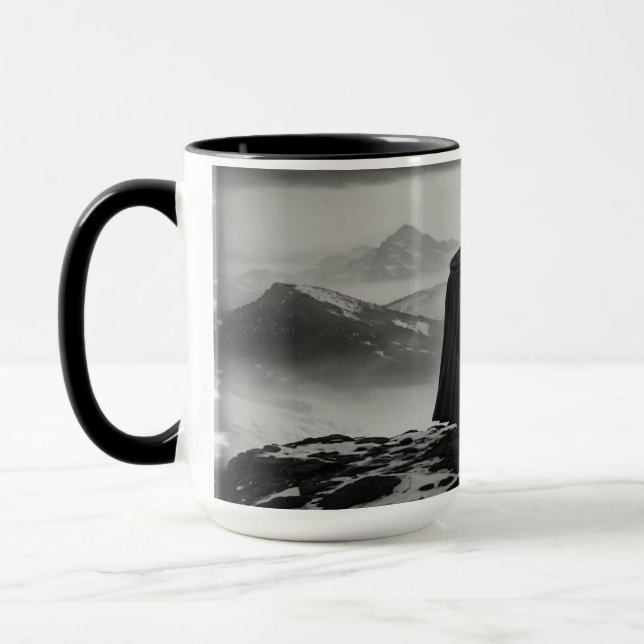 Stark Warrior Mugg - Black & White Fantasy kaffe (Vänster)