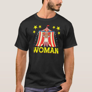 Stark Woman Backprint Circus & Clown T Shirt