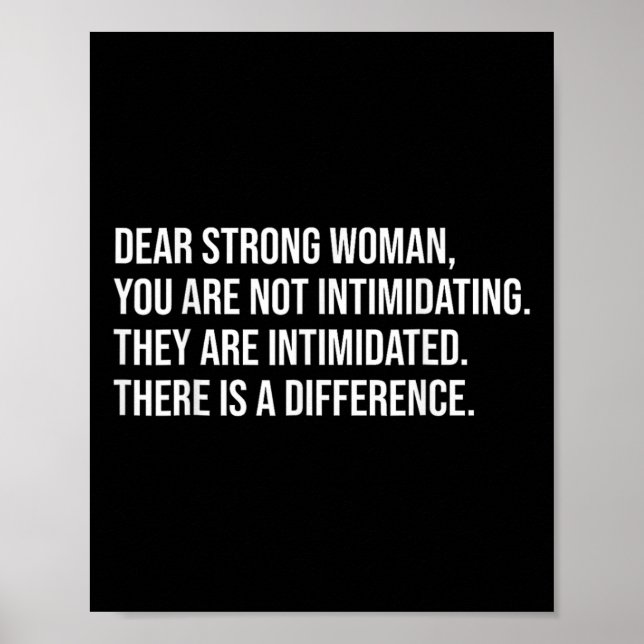 Stark Woman Pro Choice Feminist Poster (Framsidan)