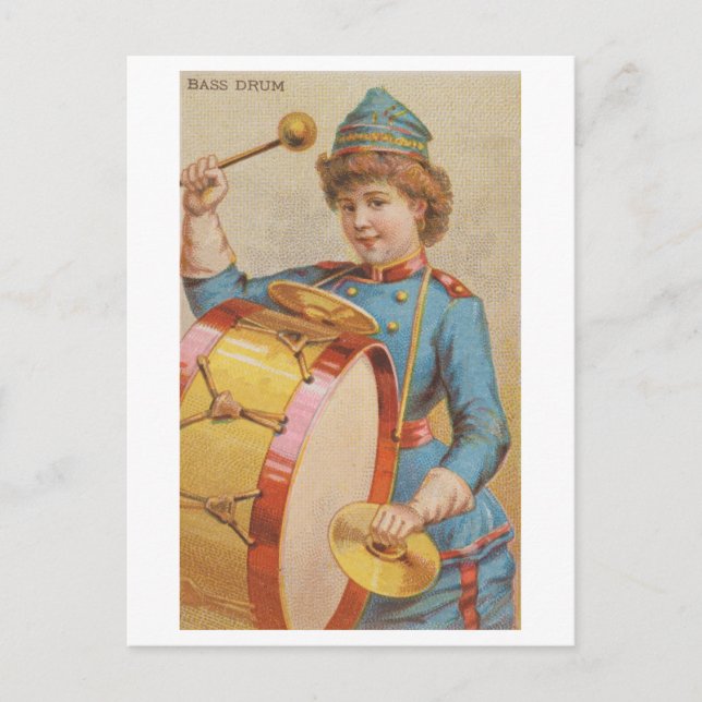 Stark Women Series #46: Drummer Vintage Vykort (Framsida)