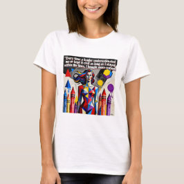 Stärka arbetsfrämjande kvinnors motståndskraft t shirt