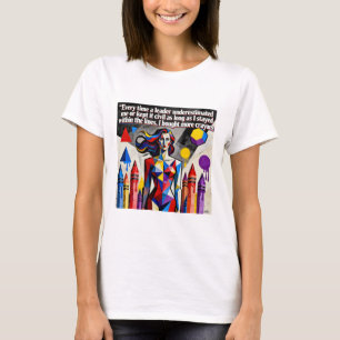 Stärka arbetsfrämjande kvinnors motståndskraft t shirt