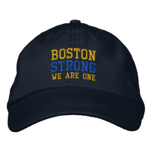 Starka Boston är vi ett broderat lock Broderad Keps