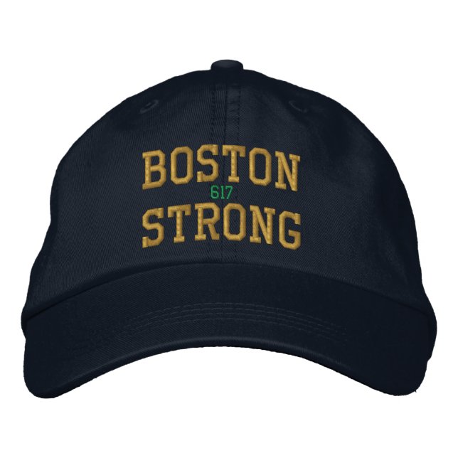 Starka Boston Broderad Keps (Framsida)