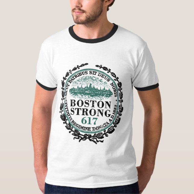 Starka Boston förseglar Grunge T-shirt (Framsida)