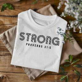 Starka för manar och kvinnliga kristna T-Shirt