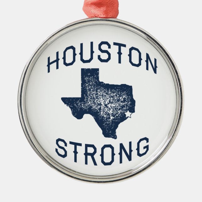 Starka Houston - Harvey Julgransprydnad Metall (Framsidan)