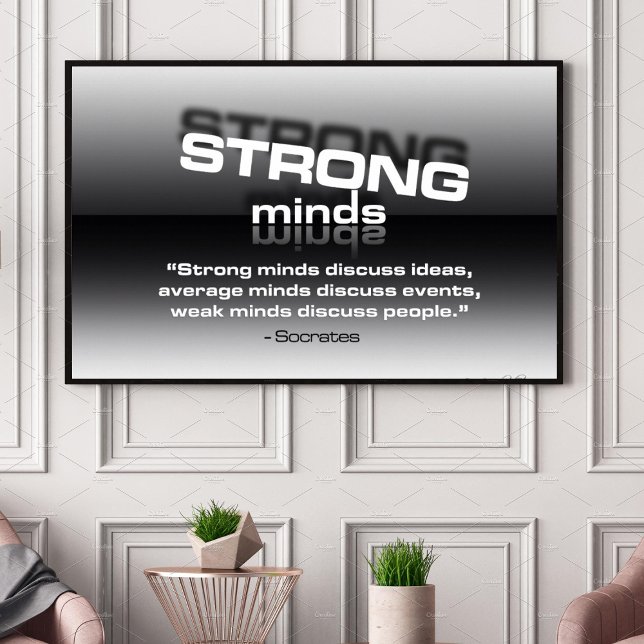 Starka idéer poster (Inspire Deep Thinking & Ambition with This Striking Design)