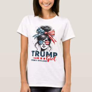 Starka intelligenta kvinnor för gravida flickor Me T Shirt