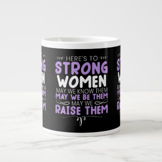 Starka Kvinnor Feminist Feminism Kvinnor Upp Jämst Jumbo Mugg