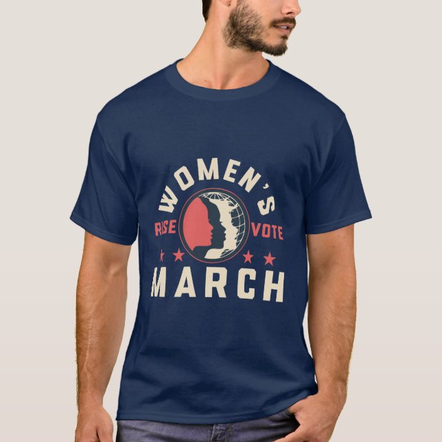 Starka kvinnor, förenade röster t shirt (Framsida)