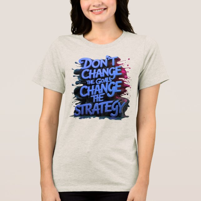 starka kvinnor inspirerande svart motivation t shirt (Framsida)