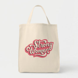 Starka kvinnor Motivational Tote Bag - Empowerment Tygkasse