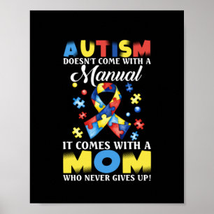 Starka Mamma som aldrig Ge upp medvetenheten om au Poster