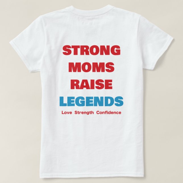 Starka mammor. Legendariska framtider. T Shirt (Design baksida)